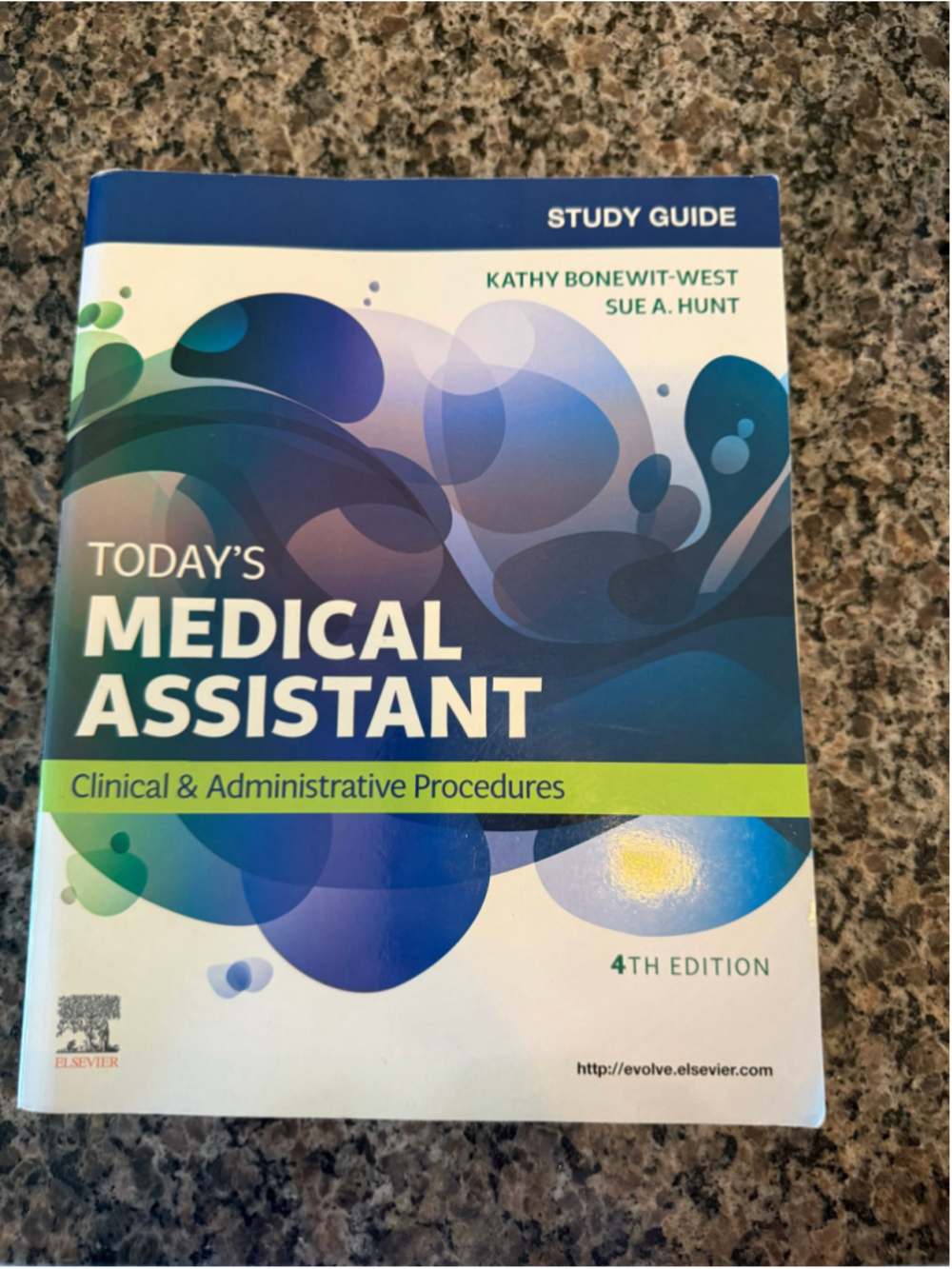 Elsevier Today's Medical Assistant Study Guide One Size Blue White